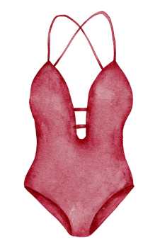 summer clothes watercolor png