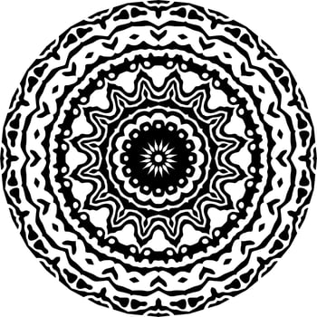 Mandala pattern decoration vector