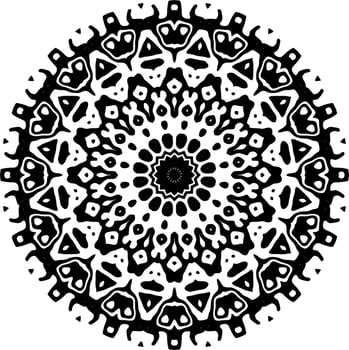 Mandala pattern decoration vector