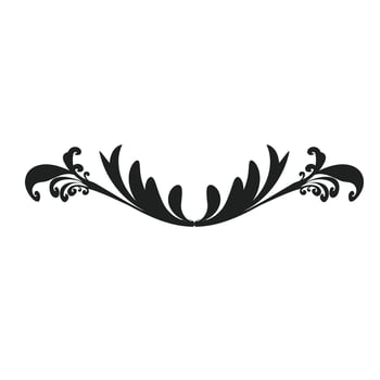 Floral Decoration Elements. Wedding Ornament vector