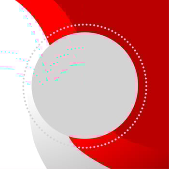 red and white post template for Indonesian independence day vector