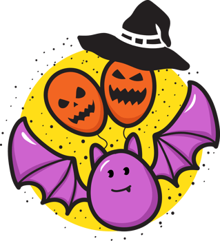 Halloween elements transparent PNG