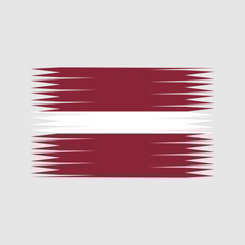 Latvia Flag Vector. National Flag vector