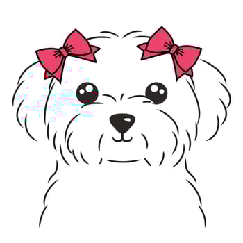 MY CUTE DOGGY vector