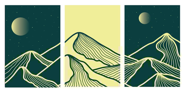Japanese background with line wave pattern vector. Abstract template with geometric pattern. Mountain layout design in oriental style. vector