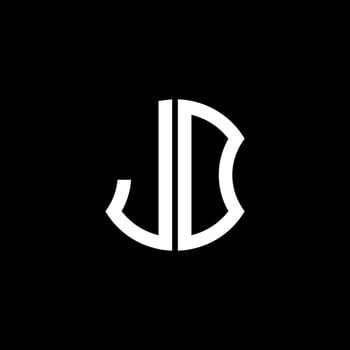 JD letter logo creative design with vector graphic, Abc simple and modern logo design.