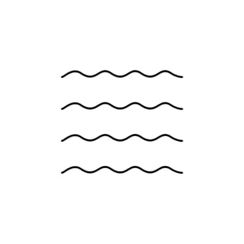 Waterdrop, Water, Droplet, Liquid Thin Line Icon Vector Illustration Logo Template. Suitable For Many Purposes.