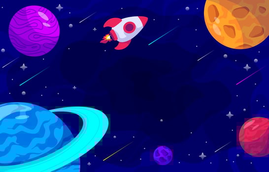World Space Day Background vector
