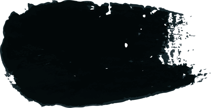 Black Watercolor brush stroke png