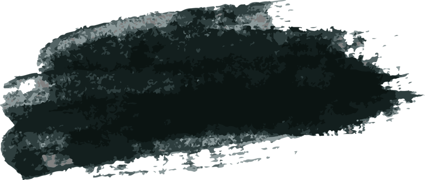 Black Watercolor brush stroke png