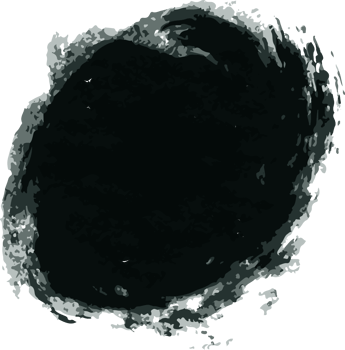 Black Watercolor brush stroke png