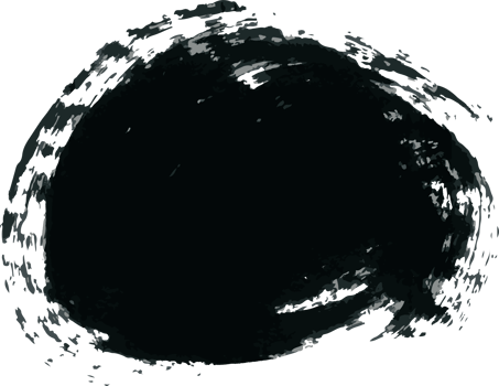 Black Watercolor brush stroke png