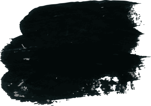 Black Watercolor brush stroke png