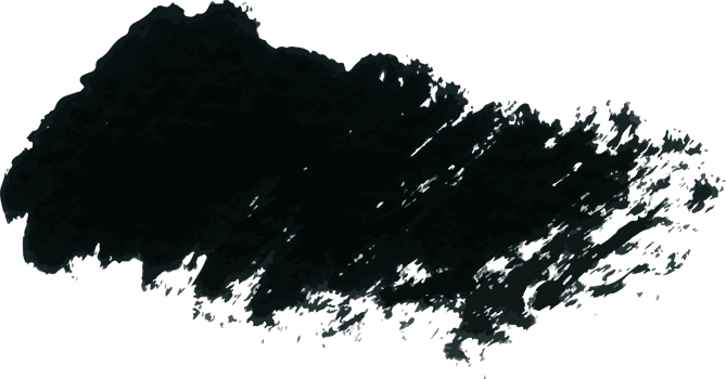 Black Watercolor brush stroke png
