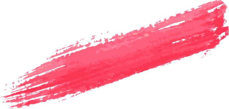 Red Watercolor brush stroke png