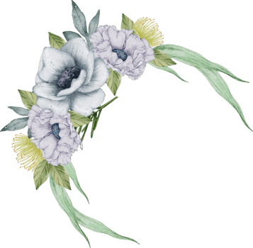 Flower wreath watercolor hand paint png