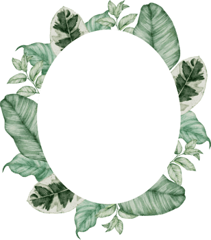 Flower wreath watercolor hand paint png