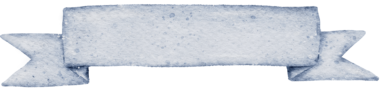 Ribbon banner watercolor png