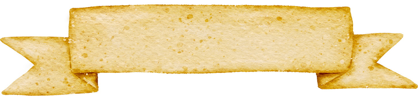 Ribbon banner watercolor png