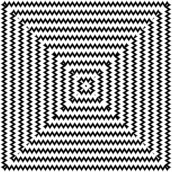 Seamless Zig Zag Motifs Pattern. Contemporary Decoration for Interior, Exterior, Carpet, Textile, Garment, Cloth, Silk, Tile, Plastic, Paper, Wrapping, Wallpaper, Background, Ect. Vector