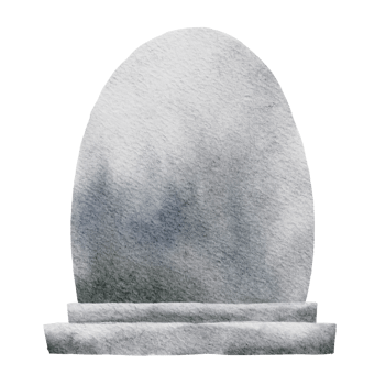 Gravestone Watercolor Clip Art png