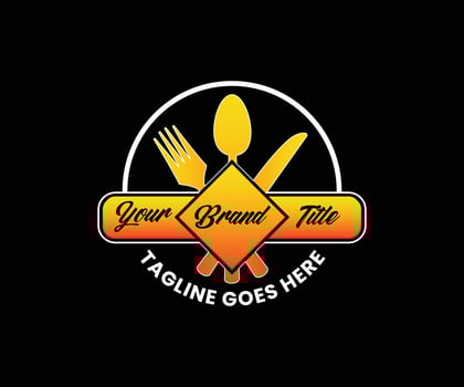 Vintage restaurant logo design vector Template.
