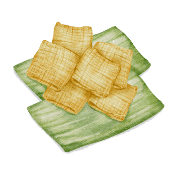 Thai Dessert watercolor hand paint png