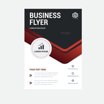 Corporate business flyer cover template design a4 size. vector