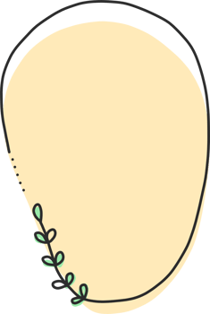 Flower wreath border doodle png