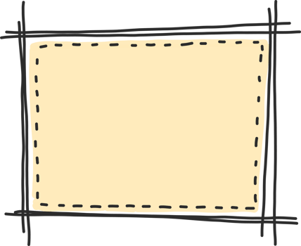 Cartoon Doodle frame png