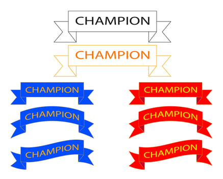 tape-shirts of different colors on a white background vector