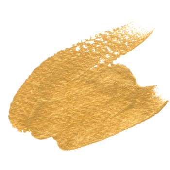 Gold watercolor brush stroke png