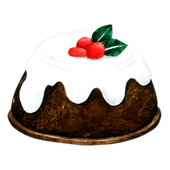Dessert watercolor hand paint png