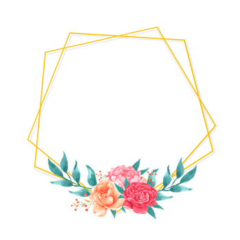 Flower wreath watercolor hand paint png