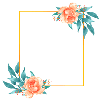 Flower wreath watercolor hand paint png