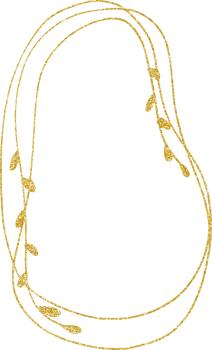 gold gliter flower and leaf png
