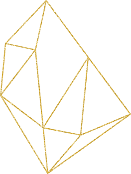 geometric gold line png
