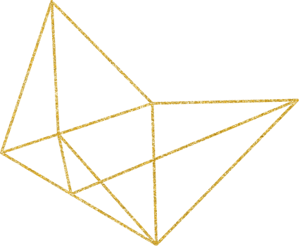 geometric gold line png
