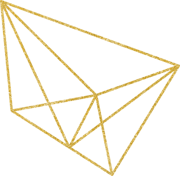 geometric gold line png