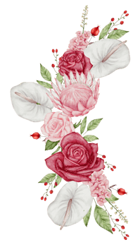 Flower Bouquet watercolor wedding flower png