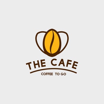 coffee cafe illustration logo vector design