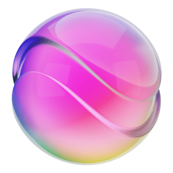 3d Abstract Shape with Iridescent Color Illustration. Isolated Geometric Shapes for Decoration. png