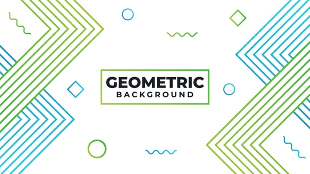 Geometric Line Art Background Design vector