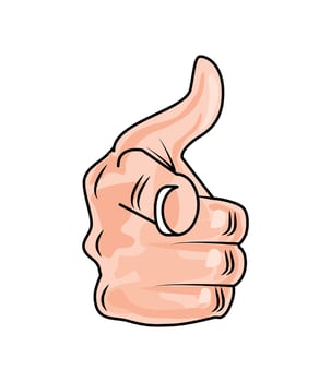 finger pointing at you vector