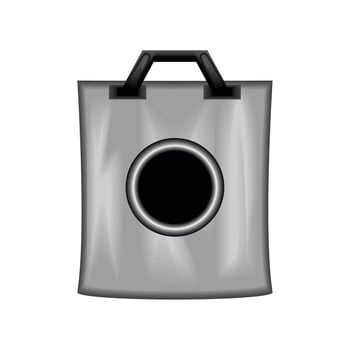 shopping bag mockup vector