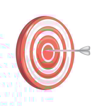target and dart vector