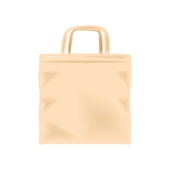 fabric bag template vector