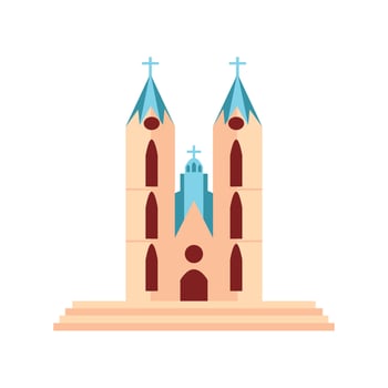 catholic church icon vector