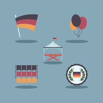 oktoberfest germany party vector