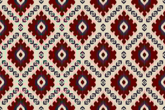 Ethnic oriental ikat seamless pattern traditional. Fabric Indian style. Design for background, wallpaper, vector illustration, fabric, clothing, carpet, textile, batik, embroidery.